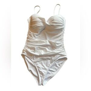 RELLECIGA Paris Classic White Swimsuit Sz L